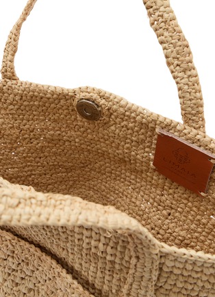 Detail View - Click To Enlarge - LIMAIA - Leslie Raffia Tote Bag