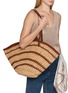 Figure View - Click To Enlarge - LIMAIA - Alix Raffia Tote Bag
