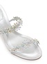 Detail View - Click To Enlarge - RENÉ CAOVILLA - Crystal-Embellished Satin Lambskin Sandals