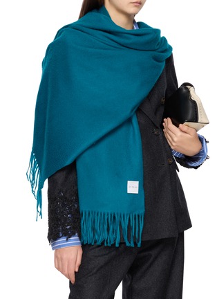 Figure View - Click To Enlarge - JOVENS - Waterweave Cashmere Shawl Scarf