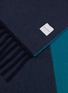 Detail View - Click To Enlarge - JOVENS - Bi Colour Fringed Cashmere Scarf