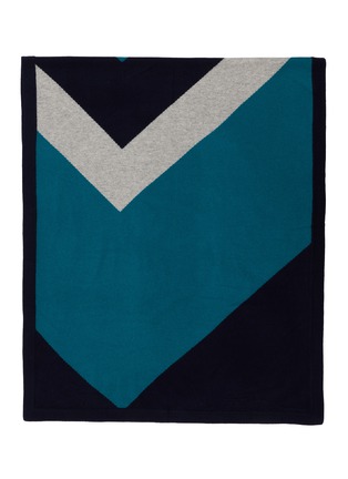 Detail View - Click To Enlarge - JOVENS - Zip Zag Cashmere Knit Shawl