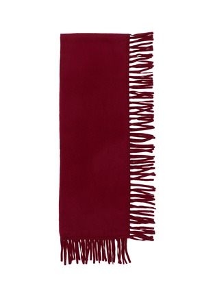 Detail View - Click To Enlarge - JOVENS - Bi Colour Fringed Cashmere Scarf