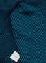 Detail View - Click To Enlarge - JOVENS - Bi Colour Stripe Cuff Cashmere Scarf