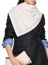 Figure View - Click To Enlarge - JOVENS - Cable Cashmere Scarf