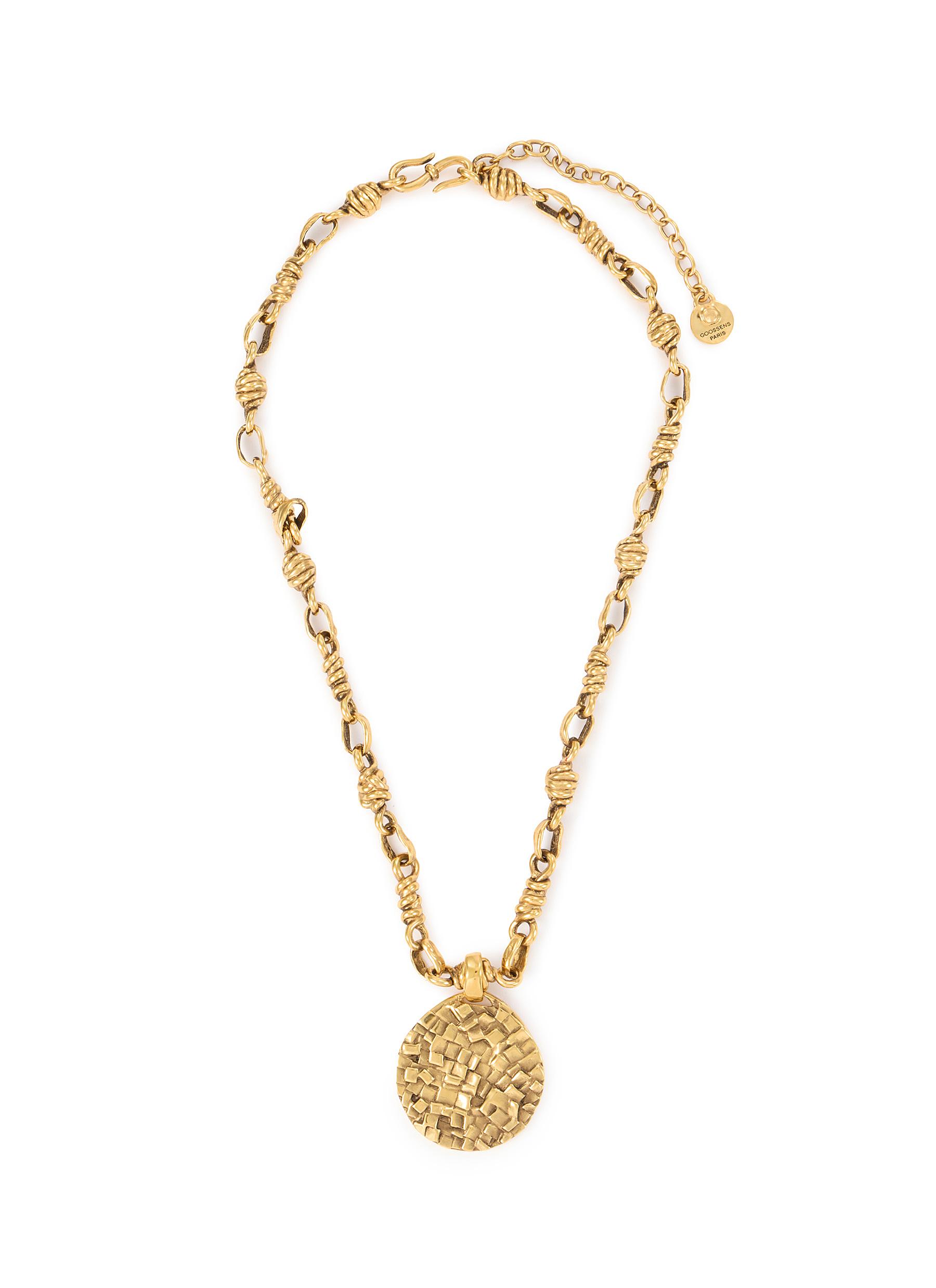 GOOSSENS | Céleste Collier Médaille Brass Necklace | Women | Lane
