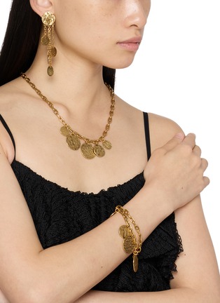 Figure View - Click To Enlarge - GOOSSENS - Céleste Collier PM Brass Necklace