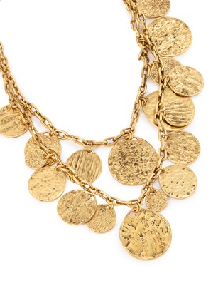 Detail View - Click To Enlarge - GOOSSENS - Céleste Collier Plastron Brass Necklace
