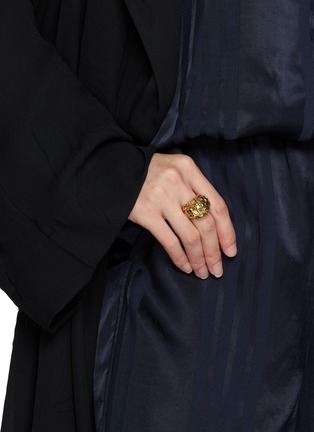 Front View - Click To Enlarge - GOOSSENS - Céleste Bague Brass Ring