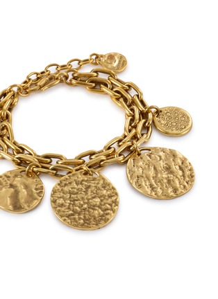 Detail View - Click To Enlarge - GOOSSENS - Céleste Medaillon Brass Bracelet
