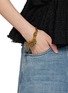 Front View - Click To Enlarge - GOOSSENS - Céleste Medaillon Brass Bracelet