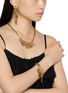 Figure View - Click To Enlarge - GOOSSENS - Céleste Medaillon Brass Bracelet