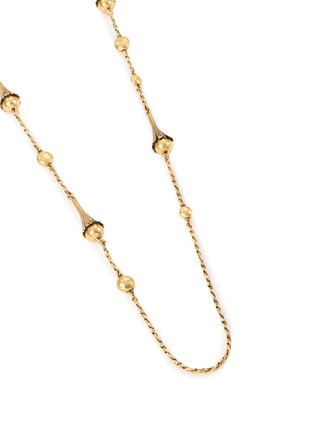 Detail View - Click To Enlarge - GOOSSENS - Céleste Sautoir Comètes Brass Necklace