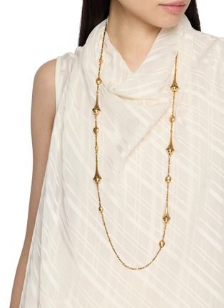 Figure View - Click To Enlarge - GOOSSENS - Céleste Sautoir Comètes Brass Necklace