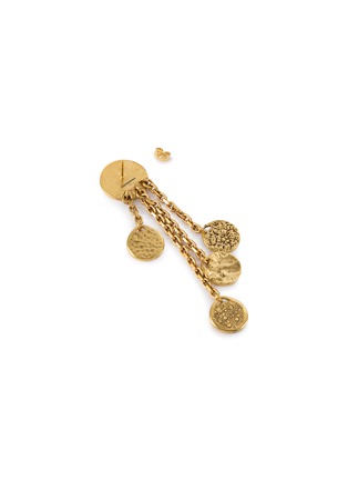 Detail View - Click To Enlarge - GOOSSENS - Céleste Pendant Brass Drop Earrings
