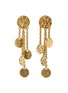 GOOSSENS Céleste Pendant Brass Drop Earrings