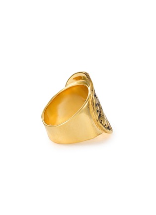 Detail View - Click To Enlarge - GOOSSENS - Céleste Bague Médaille Brass Ring