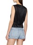 Back View - Click To Enlarge - ALEXANDERWANG - Hotfix Embellished V-Neck Tailored Vest