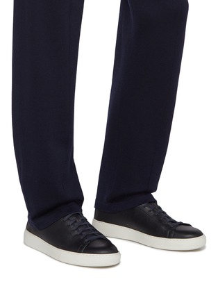 Figure View - Click To Enlarge - HENDERSON - Lace Up Leather Men's Sneakers