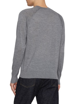 Back View - Click To Enlarge - JAMES PERSE - Ultra Fine Cashmere Raglan Crewneck T-shirt