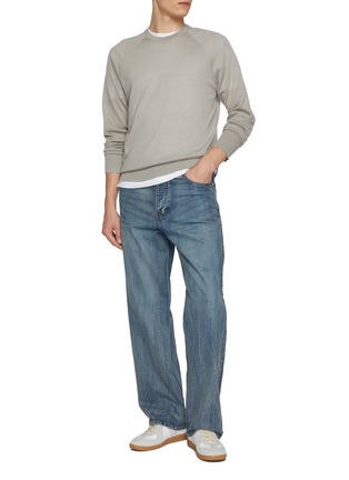 Figure View - Click To Enlarge - JAMES PERSE - Ultra Fine Cashmere Raglan Crewneck T-shirt