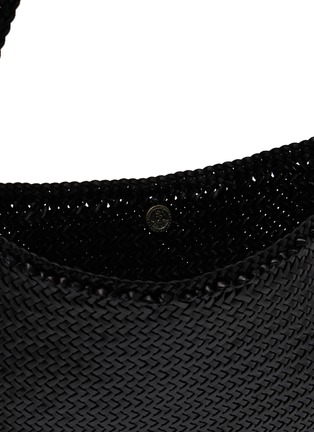 Detail View - Click To Enlarge - DRAGON DIFFUSION - Diagonal Square Woven Leather Tote Bag