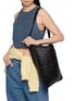 Figure View - Click To Enlarge - DRAGON DIFFUSION - Diagonal Square Woven Leather Tote Bag