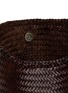 Detail View - Click To Enlarge - DRAGON DIFFUSION - Diagonal Square Woven Leather Tote Bag