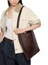 Figure View - Click To Enlarge - DRAGON DIFFUSION - Diagonal Square Woven Leather Tote Bag