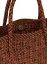 Detail View - Click To Enlarge - DRAGON DIFFUSION - Maori Kete Leather Tote Bag