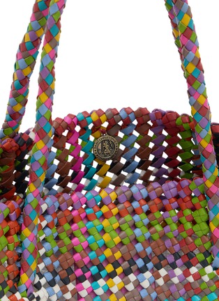 Detail View - Click To Enlarge - DRAGON DIFFUSION - Flower Multi Knotted Goat Leather Tote Bag