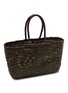 Detail View - Click To Enlarge - DRAGON DIFFUSION - Terrafino Handwoven Buffalo Calf Leather Basket Tote Bag