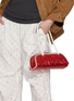Figure View - Click To Enlarge - MARGESHERWOOD - X Peanuts Mini Soft Boston Ruffled Leather East West Bag