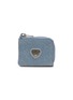 MARGESHERWOOD X Peanuts Heart Lace Mini Zipper Suede Wallet