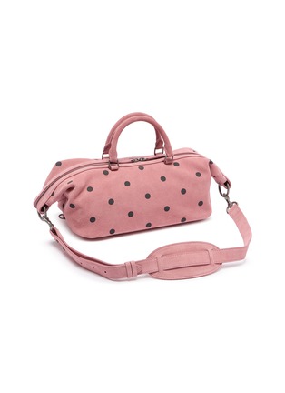 Detail View - Click To Enlarge - MARGESHERWOOD - X Peanuts Dumpling East West Suede Tote Bag