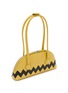 Detail View - Click To Enlarge - MARGESHERWOOD - X Peanuts Bessette Zigzag Crinkle Leather Shoulder Bag