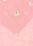 Detail View - Click To Enlarge - CITRUS - Paw Embroidery Linen Scarf