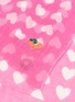 Detail View - Click To Enlarge - CITRUS - Heart Print Summer Embroidery Linen Scarf