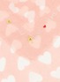 Detail View - Click To Enlarge - CITRUS - Heart Print Embroidery Linen Bandana Scarf
