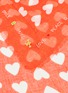 Detail View - Click To Enlarge - CITRUS - Heart Print Embroidery Linen Bandana Scarf