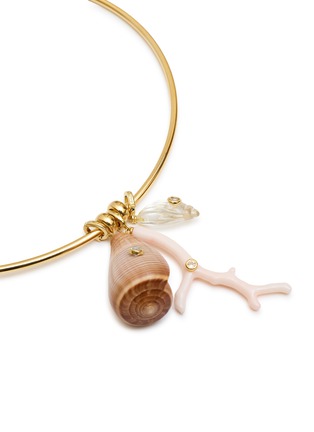 Detail View - Click To Enlarge - ÉLIOU - Briny 18k Gold Plated Necklace