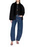 Figure View - Click To Enlarge - KRUF - Detachable Collar Multi Button Cashmere Coat