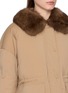 - KRUF - Sable Fur Collar Padded Down Jacket