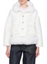 KRUF Detachable Fox Fur Trim Oversized Jacket