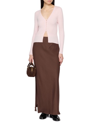 Figure View - Click To Enlarge - ARCH4 - New Cami Ribbed Cashmere Cardigan