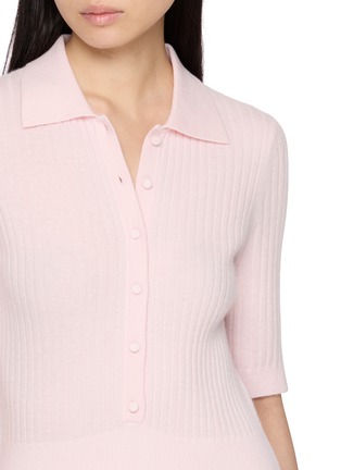  - ARCH4 - Elloren Ribbed Polo Midi Dress