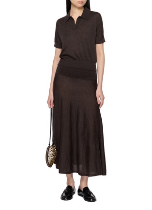 Figure View - Click To Enlarge - ARCH4 - Norma Knit Midi Skirt