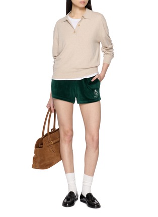 Figure View - Click To Enlarge - ARCH4 - New Hamilton Cashmere Knit Polo Sweater