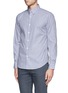 Front View - Click To Enlarge - THEORY - Sylvain mini gingham check shirt