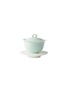 SHANG XIA Porcelain Teacup with Saucer — Light Green